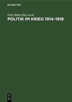 Cover Politik im Krieg 1914-1918 (eBook, PDF)