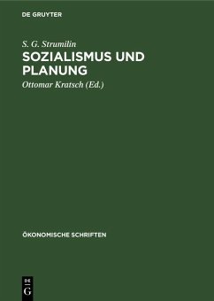 Sozialismus und Planung (eBook, PDF) - Strumilin, S. G.