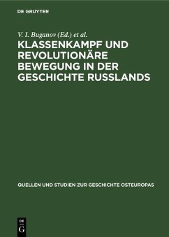 Cover Klassenkampf und revolutionäre Bewegung in der Geschichte Russlands (eBook, PDF)