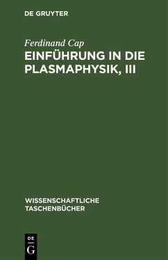 Cover Einführung in die Plasmaphysik, III (eBook, PDF)