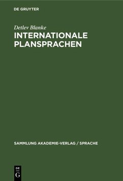 Cover Internationale Plansprachen (eBook, PDF)