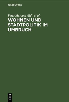 Cover Wohnen und Stadtpolitik im Umbruch (eBook, PDF)