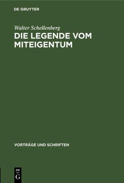 Cover Die Legende vom Miteigentum (eBook, PDF)