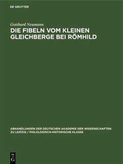 Cover Die Fibeln vom Kleinen Gleichberge bei Römhild (eBook, PDF)