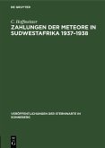Zahlungen der Meteore in Sudwestafrika 1937-1938 (eBook, PDF)
