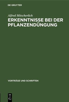 Cover Erkenntnisse bei der Pflanzendüngung (eBook, PDF)