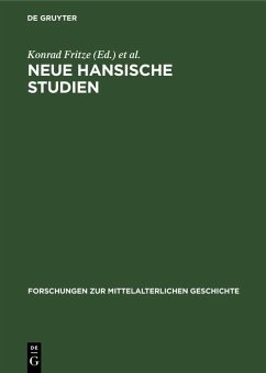Neue Hansische Studien (eBook, PDF)