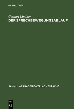 Cover Der Sprechbewegungsablauf (eBook, PDF)