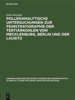 Cover Pollenanalytische Untersuchungen zur Feinstratigraphie der Tertiärkohlen von Mecklenburg, Berlin und der Lausitz (eBook, PDF)