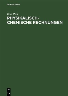 Physikalisch-chemische Rechnungen (eBook, PDF) Cover Physikalisch-chemische Rechnungen (eBook, PDF)