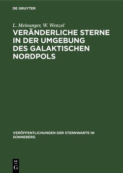 Cover Veränderliche Sterne in der Umgebung des galaktischen Nordpols (eBook, PDF)