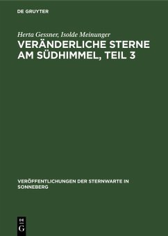 Cover Veränderliche Sterne am Südhimmel, Teil 3 (eBook, PDF)