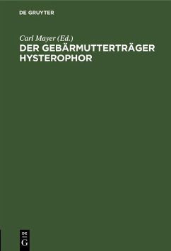 Cover Der Gebärmutterträger Hysterophor (eBook, PDF)