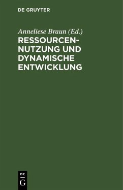 Cover Ressourcennutzung und dynamische Entwicklung (eBook, PDF)