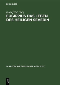 Cover Eugippius das Leben des Heiligen Severin (eBook, PDF)