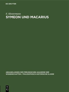 Cover Symeon und Macarius (eBook, PDF)