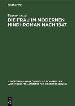 Cover Die Frau im Modernen Hindi-Roman nach 1947 (eBook, PDF)