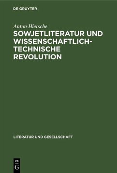 Cover Sowjetliteratur und wissenschaftlich-technische Revolution (eBook, PDF)