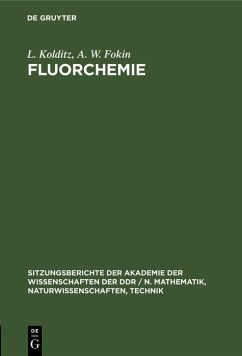 Fluorchemie (eBook, PDF) - Kolditz, L.; Fokin, A. W.