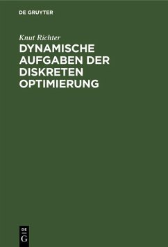 Cover Dynamische Aufgaben der diskreten Optimierung (eBook, PDF)
