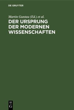 Cover Der Ursprung der modernen Wissenschaften (eBook, PDF)
