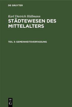 Gemeinheitsverfassung (eBook, PDF) - Hüllmann, Karl Dietrich