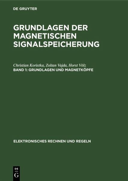 Grundlagen und Magnetköpfe (eBook, PDF) Grundlagen und Magnetköpfe (eBook, PDF)