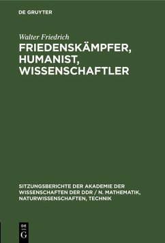 Cover Friedenskämpfer, Humanist, Wissenschaftler (eBook, PDF)