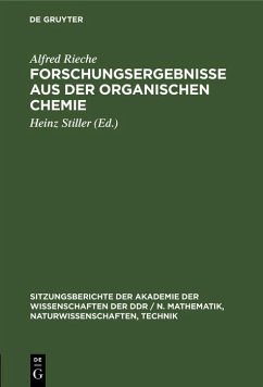 Cover Forschungsergebnisse aus der organischen Chemie (eBook, PDF)