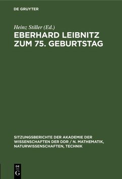 Cover Eberhard Leibnitz zum 75. Geburtstag (eBook, PDF)