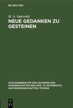 Cover Neue Gedanken zu Gesteinen (eBook, PDF)