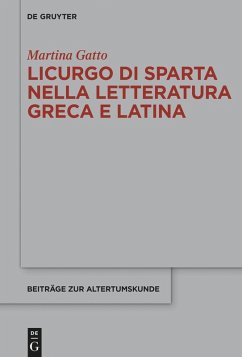 Cover Licurgo di Sparta nella letteratura greca e latina (eBook, ePUB)