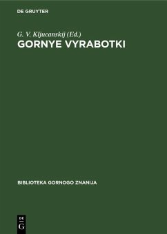 Cover Gornye vyrabotki (eBook, PDF)