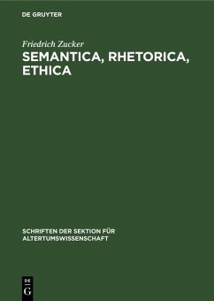 Cover Semantica, Rhetorica, Ethica (eBook, PDF)