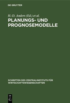 Cover Planungs- und Prognosemodelle (eBook, PDF)