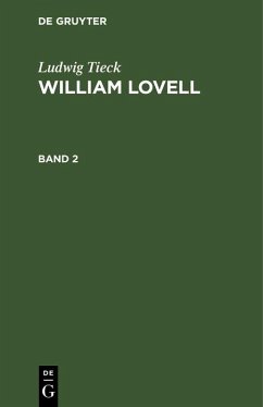 Cover Ludwig Tieck: William Lovell. Band 2 (eBook, PDF)