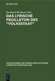 Das Lyrische Feuilleton des 