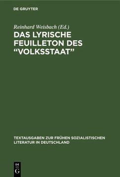 Das Lyrische Feuilleton des  Cover Das Lyrische Feuilleton des