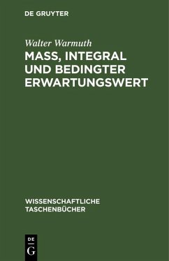 Cover Maß, Integral und bedingter Erwartungswert (eBook, PDF)