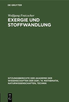 Cover Exergie und Stoffwandlung (eBook, PDF)