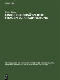 Einige grundsätzliche Fragen zur Raumheizung (eBook, PDF)