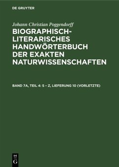 Cover S - Z, Lieferung 10 (vorletzte) (eBook, PDF)