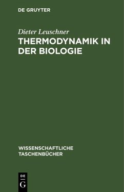 Cover Thermodynamik in der Biologie (eBook, PDF)