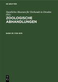 250 Jahre Staatliches Museum für Tierkunde Dresden 1728-1978 (eBook, PDF)