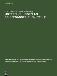 Cover Untersuchungen an Schiffsanstrichen, Teil 2 (eBook, PDF)