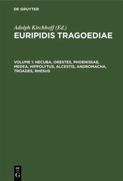 Hecuba, Orestes, Phoenissae, Medea, Hippolytus, Alcestis, Andromacha, Troades, Rhesus (eBook, PDF) - Euripides
