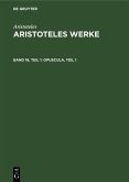 Opuscula, Teil 1 (eBook, PDF)