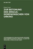 Zur Betonung des Erdzja-Mordwinischen von Orkino (eBook, PDF)