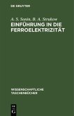Einführung in die Ferroelektrizität (eBook, PDF)
