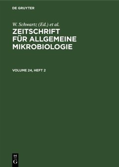 Cover Zeitschrift für Allgemeine Mikrobiologie. Volume 24, Heft 2 (eBook, PDF)